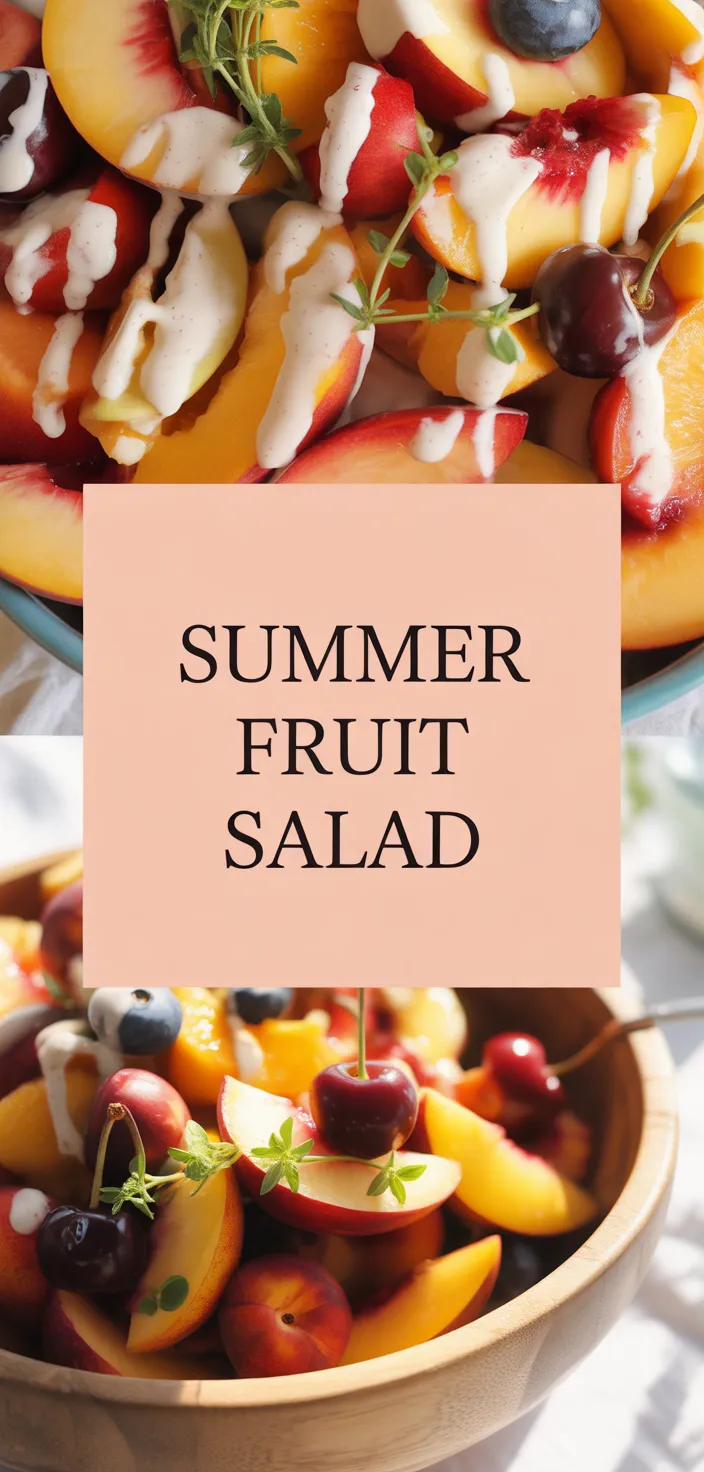 A photo of Summer Fruit Salad Recipe