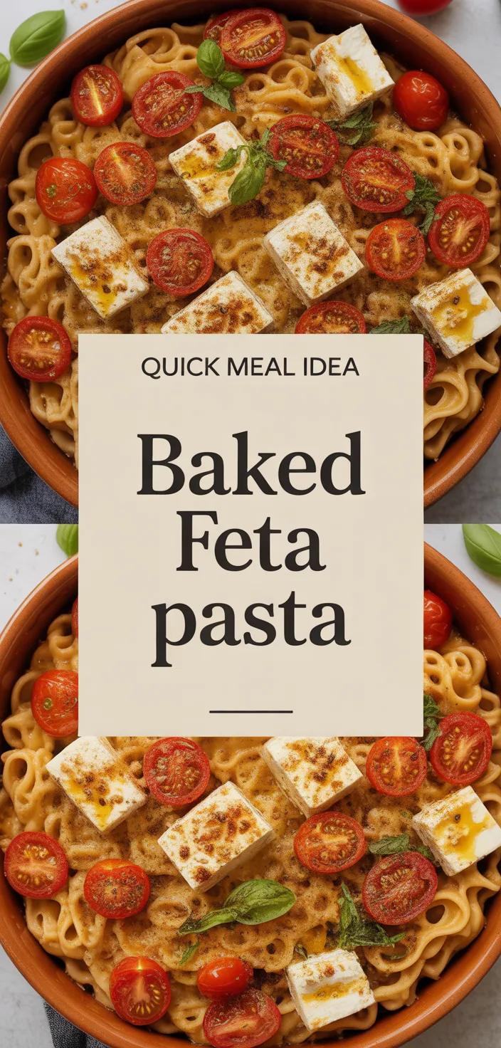A photo of The BEST Baked Feta Pasta Recipe