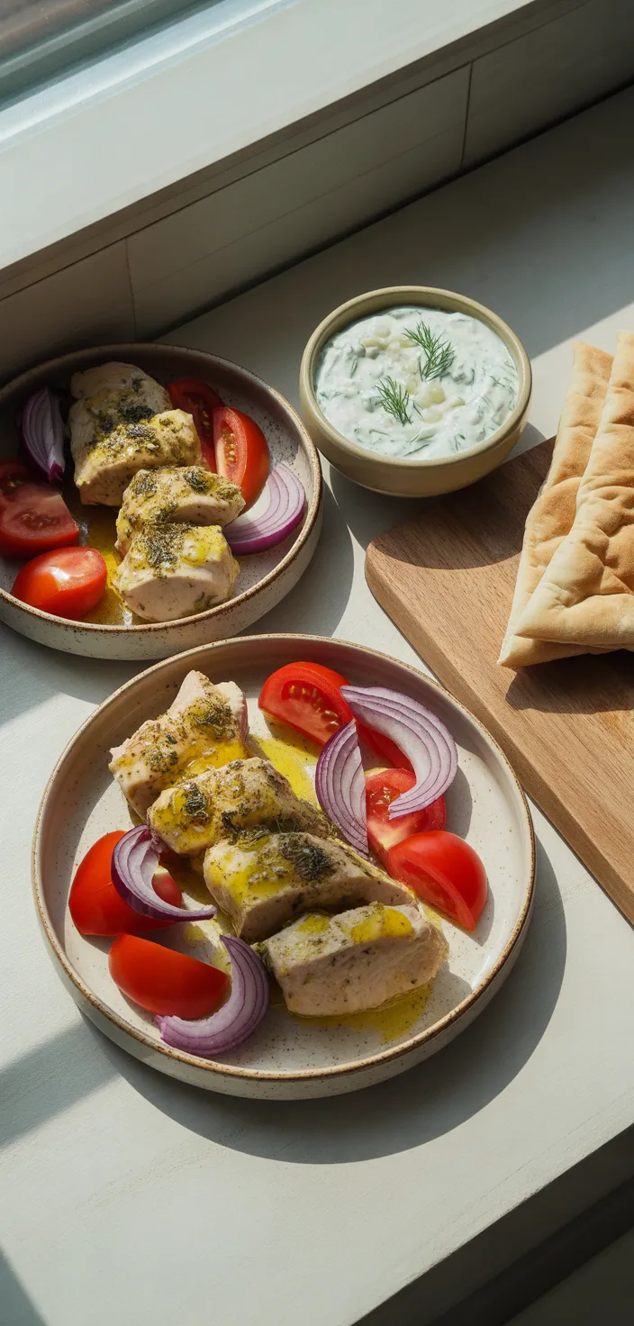 Ingredients photo for Greek Chicken Souvlaki Recipe