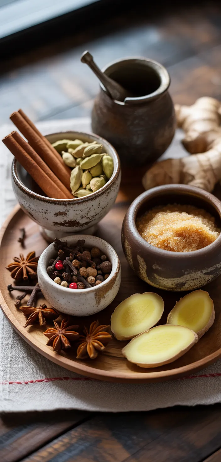 Ingredients photo for Homemade Chai Concentrate (Starbucks Copycat) Recipe