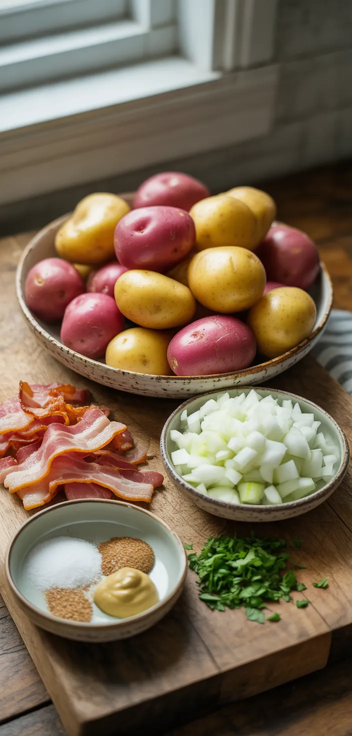 Ingredients photo for Betty Crocker German Potato Salad Recipe