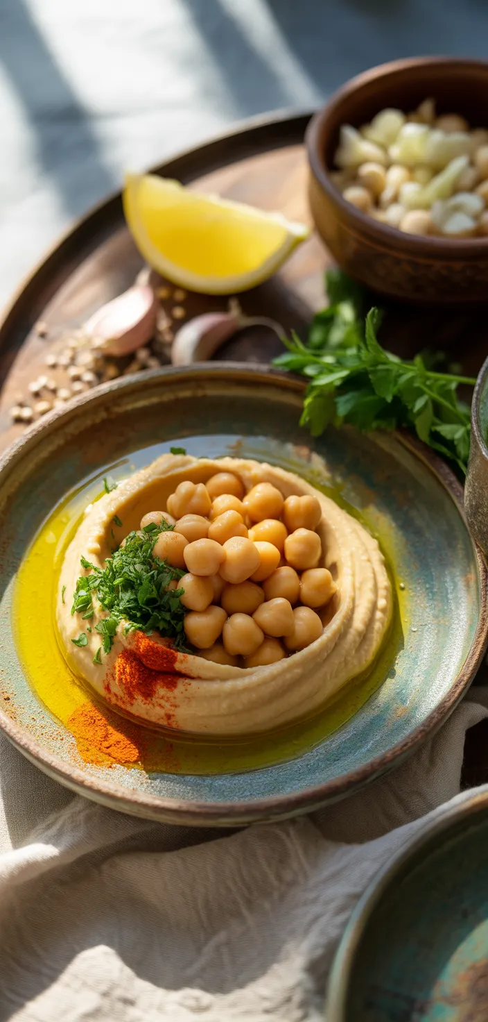 Ingredients photo for Classic Hummus Recipe