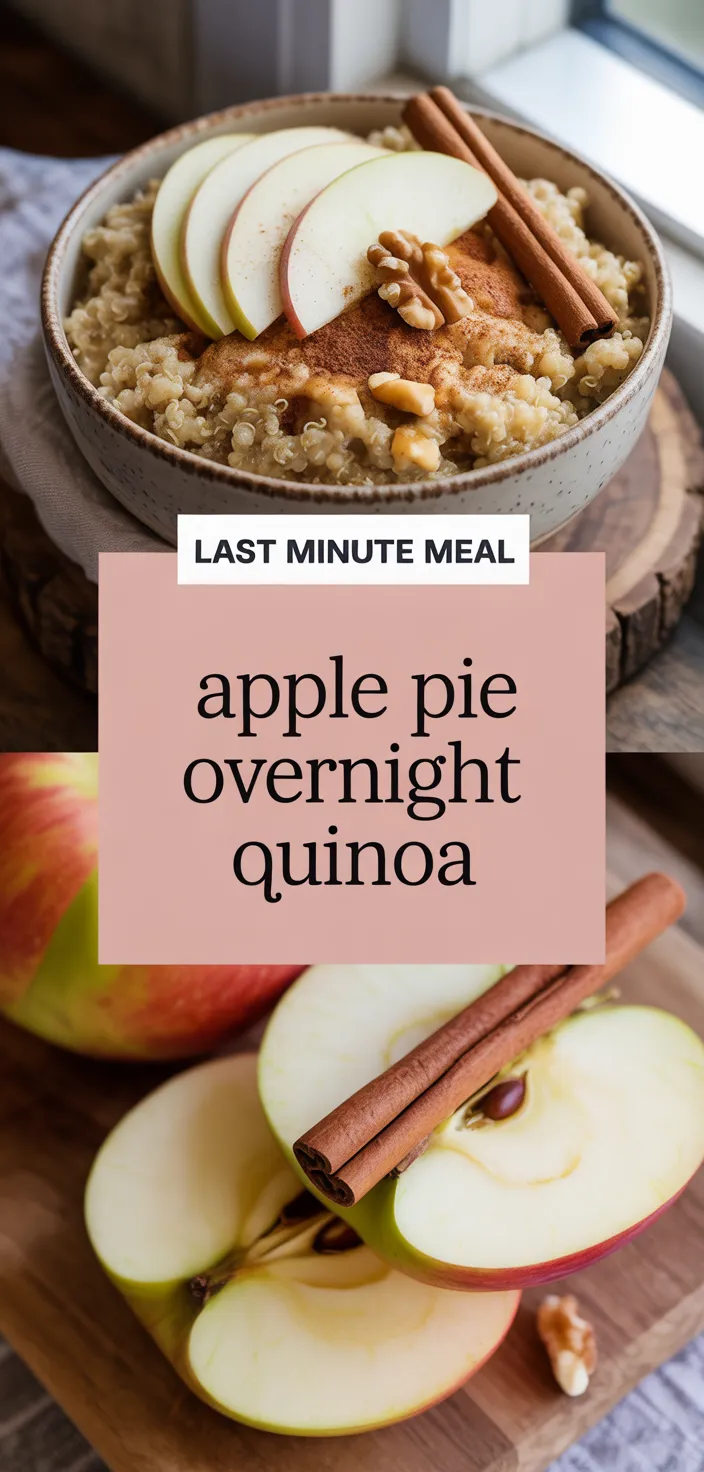 A photo of Apple Pie Overnight Quinoa Recipe