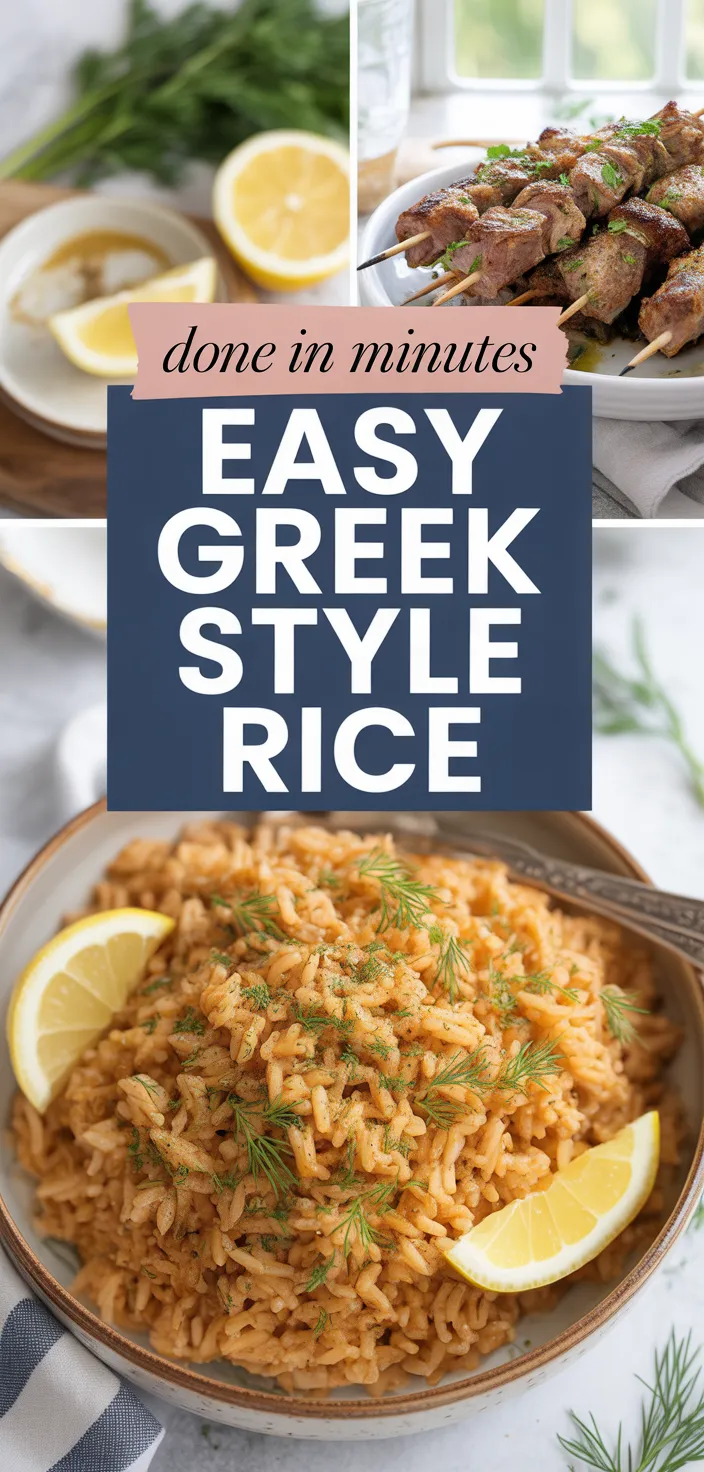 A photo of Easy Greek Style Rice Recipe