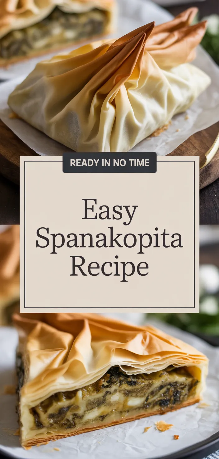 A photo of Easy Spanakopita Recipe