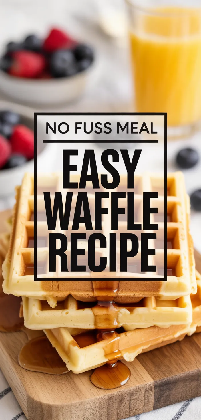 A photo of Easy Waffle Recipe