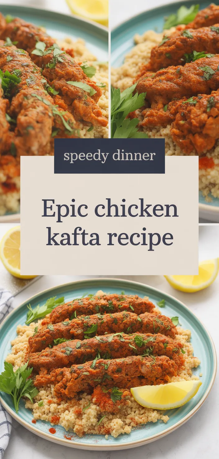A photo of Epic Chicken Kafta Recipe