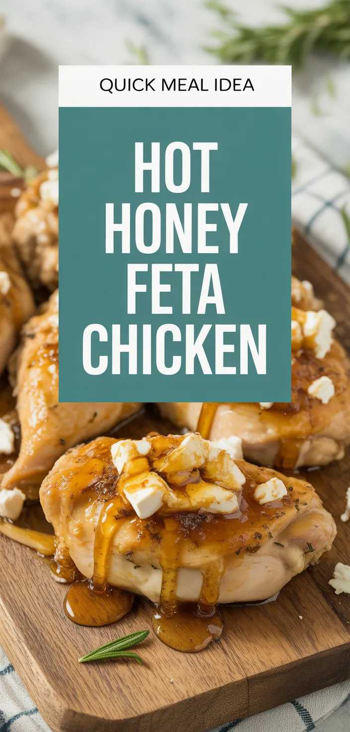 A photo of Hot Honey Feta Chicken – A Flavor Explosion Recipe