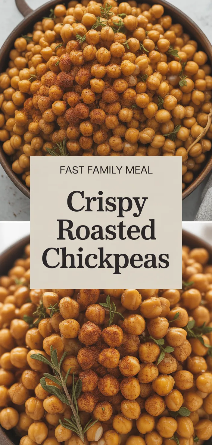 A photo of How To Make Crispy Roasted Chickpeas (Flavor Options Included) Recipe