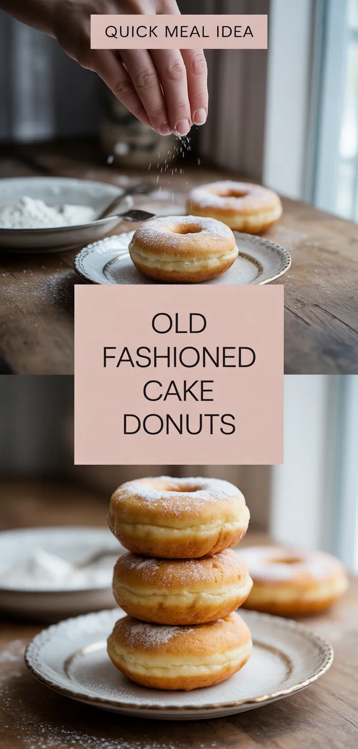 A photo of Old Fashioned Cake Donuts Recipe