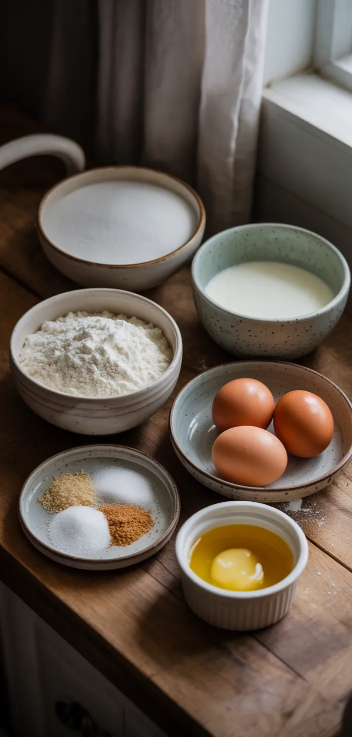 Ingredients photo for Easy Waffle Recipe