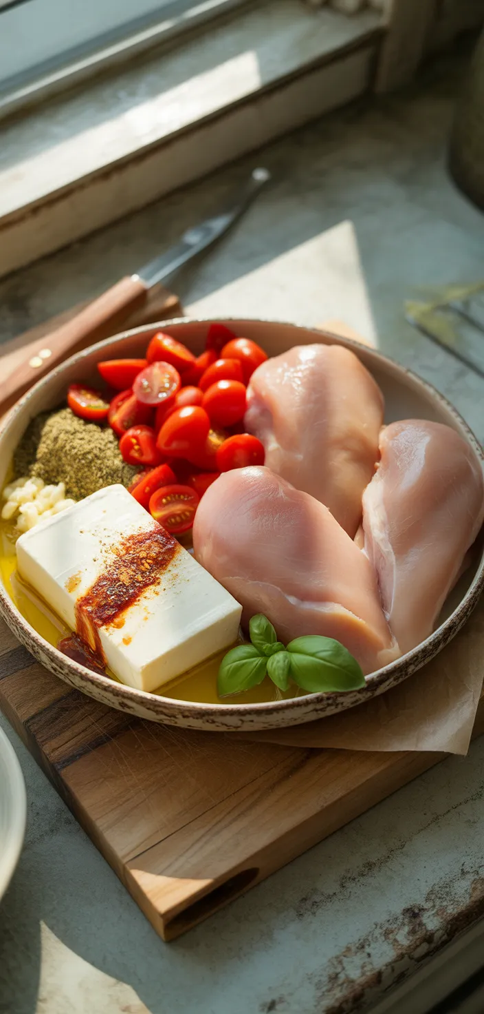Ingredients photo for Hot Honey Feta Chicken – A Flavor Explosion Recipe