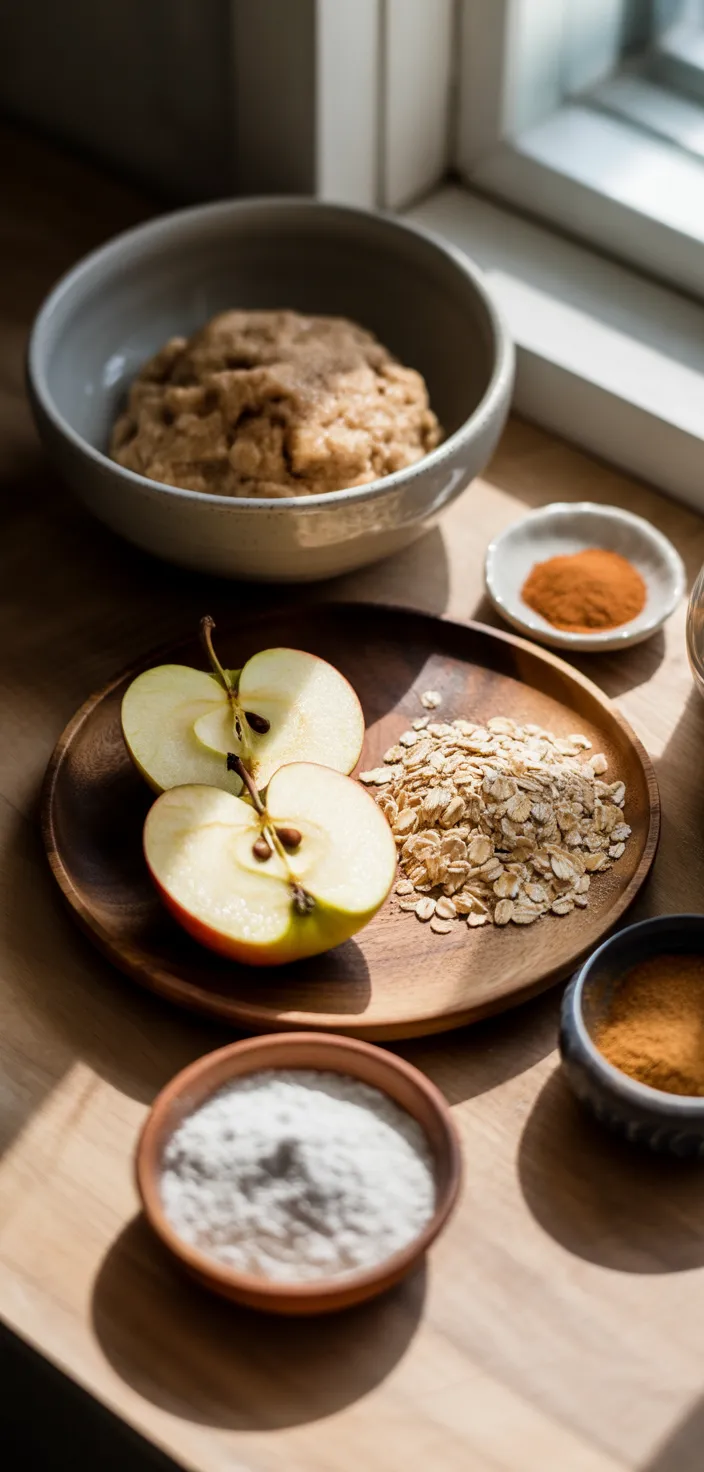 Ingredients photo for Air Fryer Apple Crisp Recipe