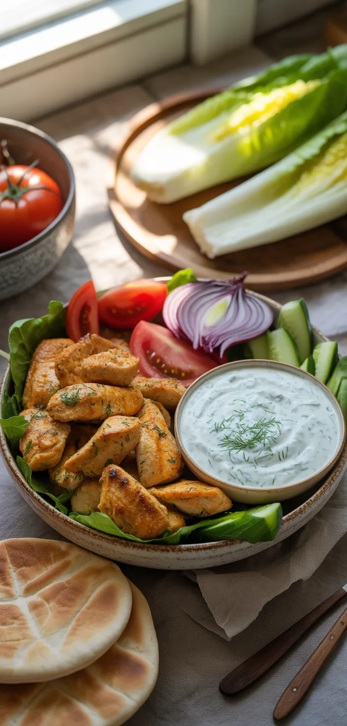 Ingredients photo for Easy Chicken Gyros Recipe