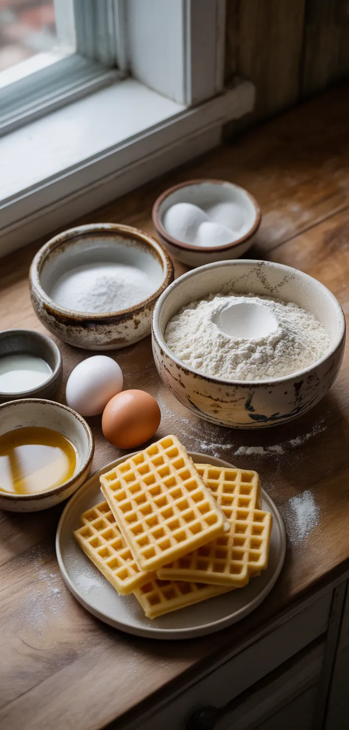 Ingredients photo for Simply Perfect Classic Waffles Recipe