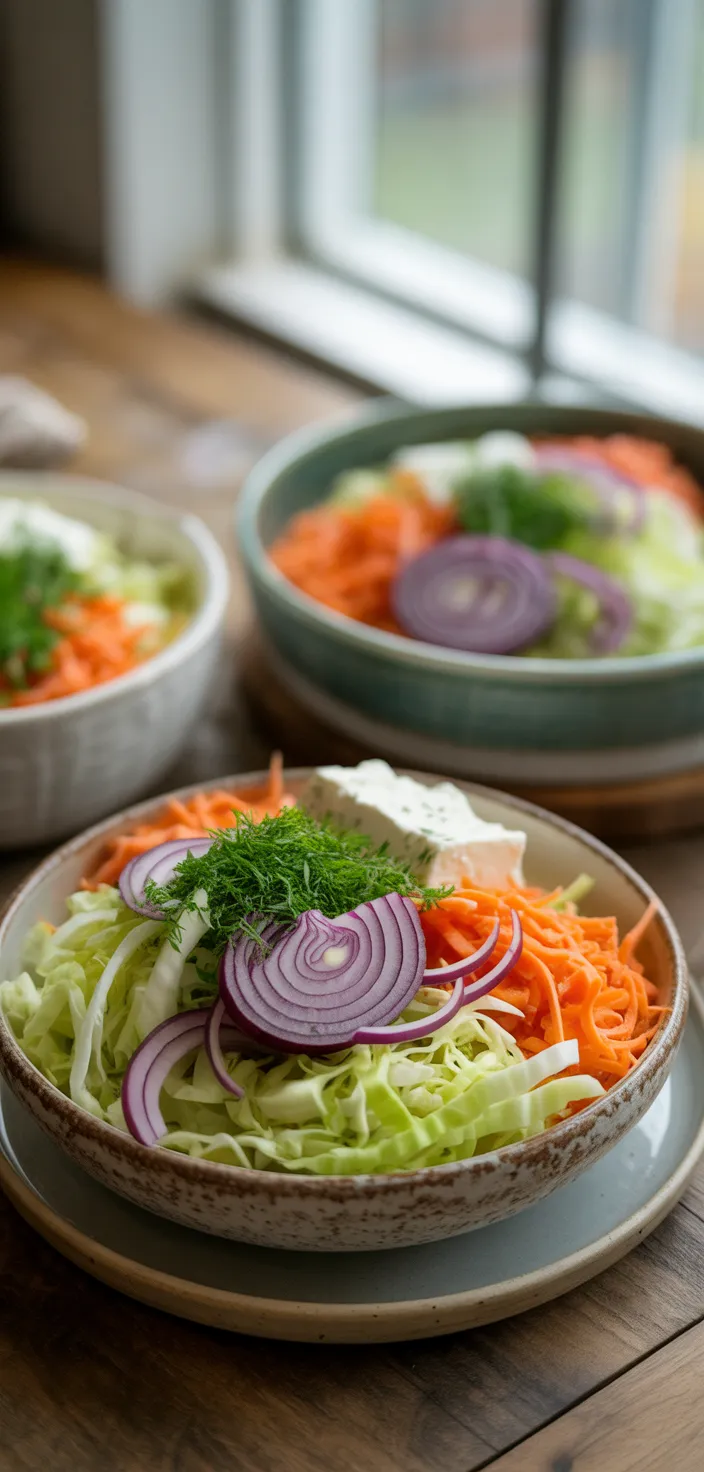Ingredients photo for Tangy Greek Cabbage Salad Recipe