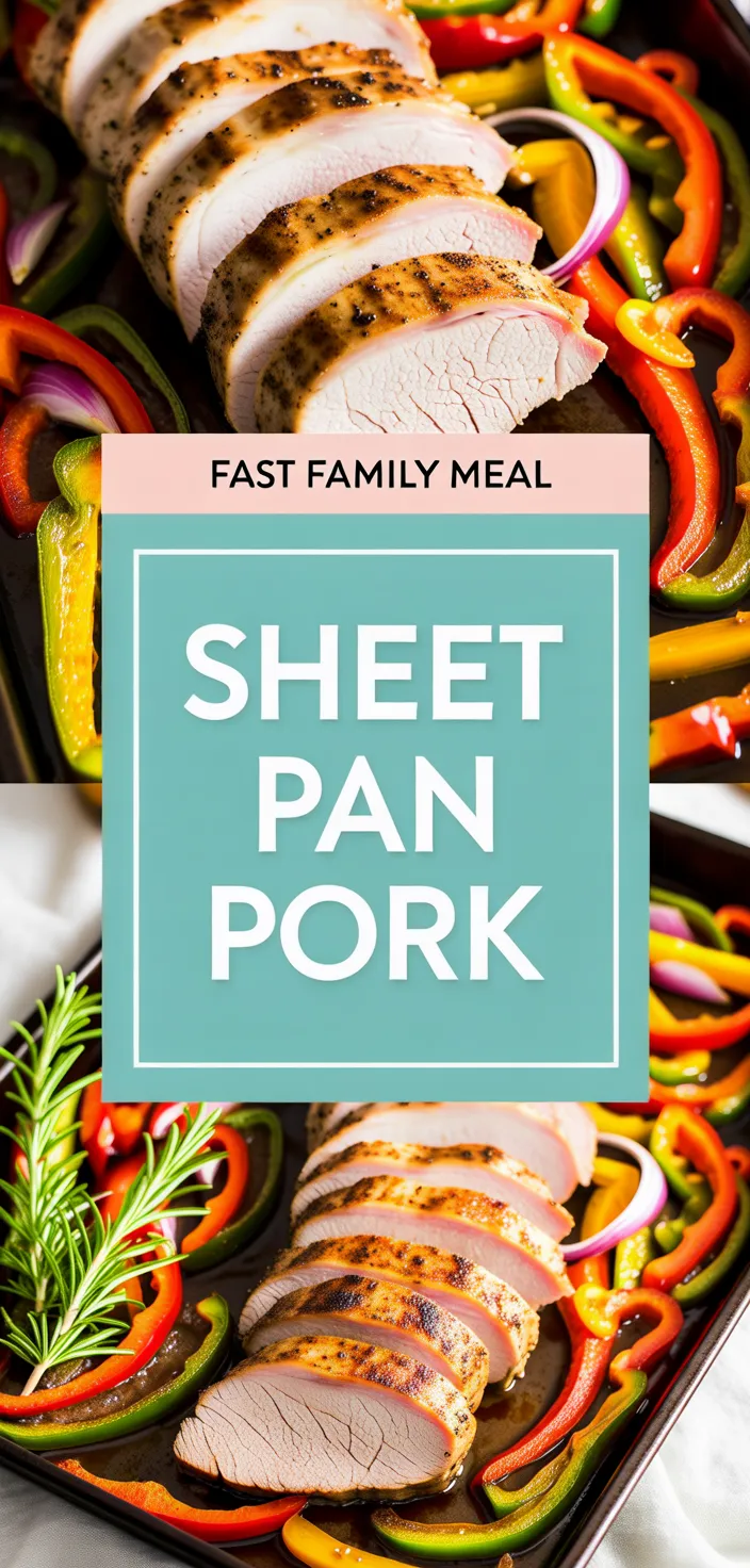 A photo of Easy Sheet Pan Pork Tenderloin Dinner Recipe